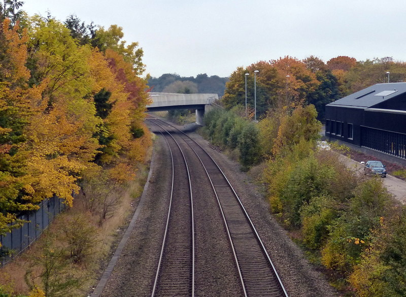 File:Leicester to Nuneaton Railway Line at Whetstone - geograph.org.uk - 5174397.jpg