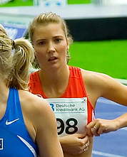 Mareike Peters beim [[ISTAF