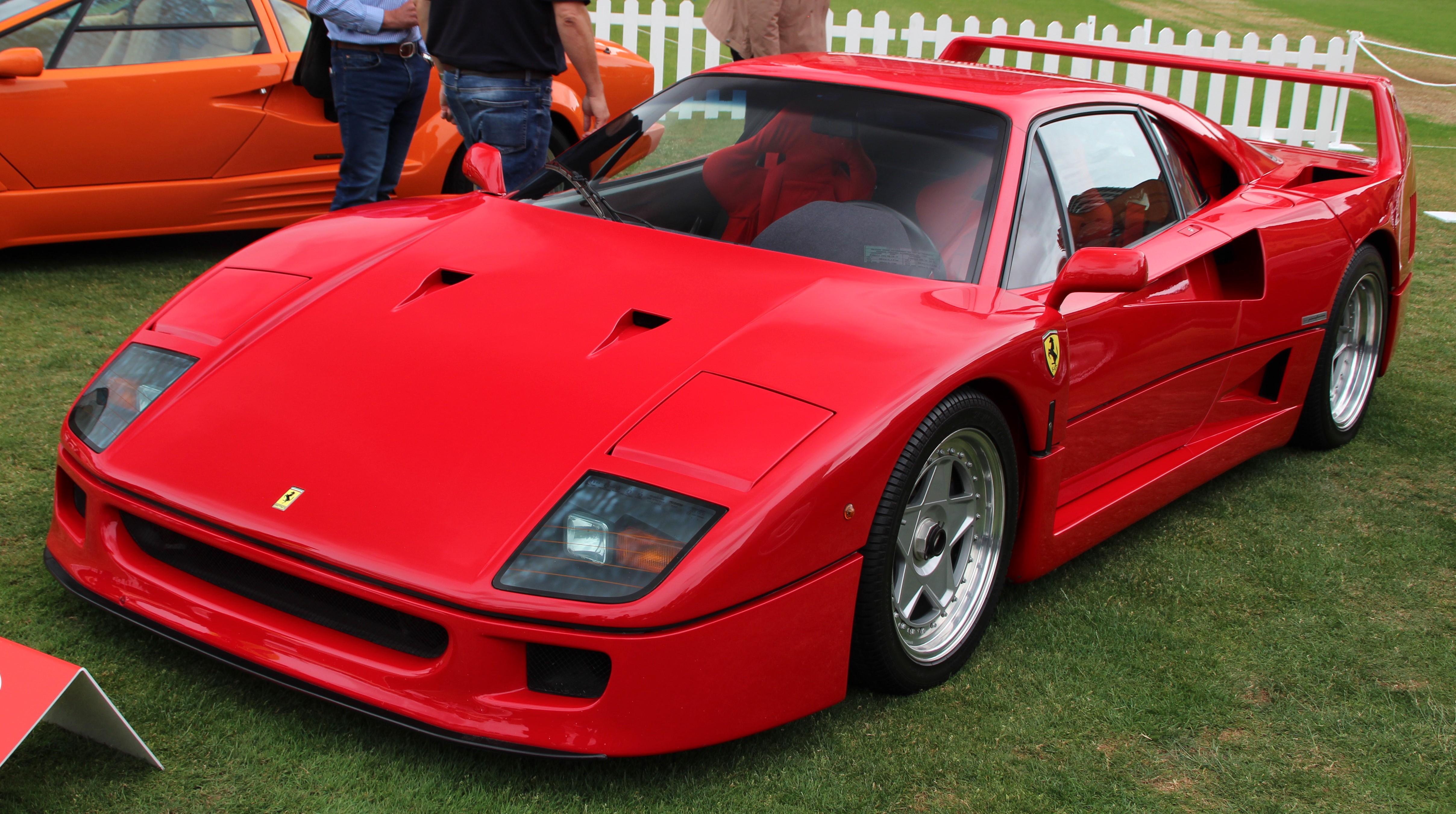 Ferrari f40 crash