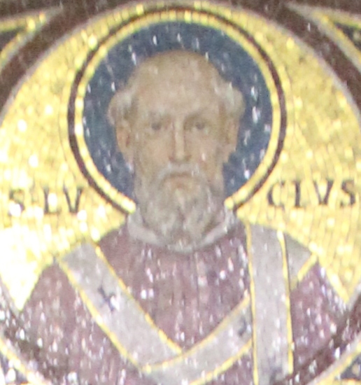 File:Santa Cecilia of Rome (Crypt) - Mosaic of Pope St. Lucius I.JPG