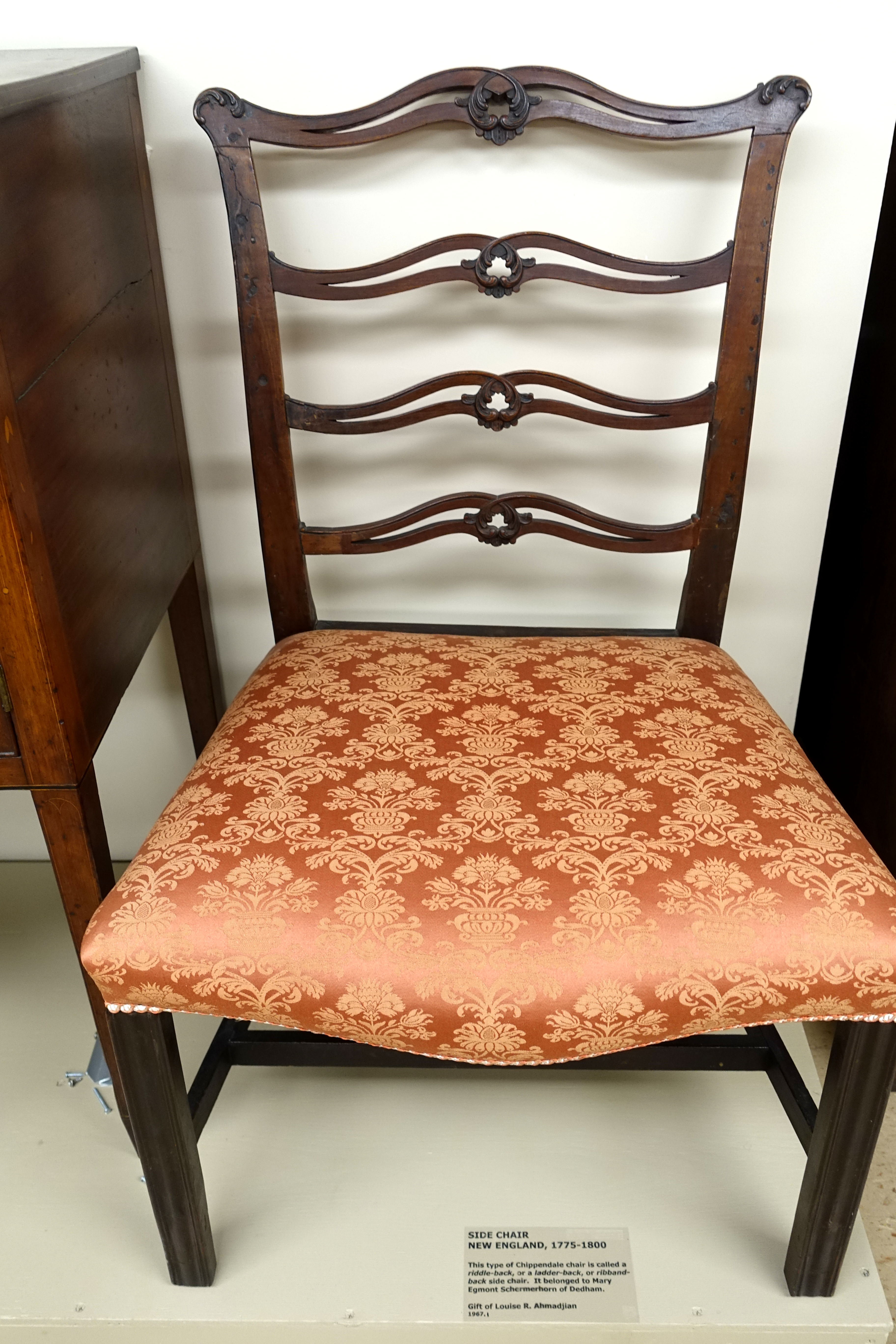 File Side Chair Chippendale Style New England 1775 1800