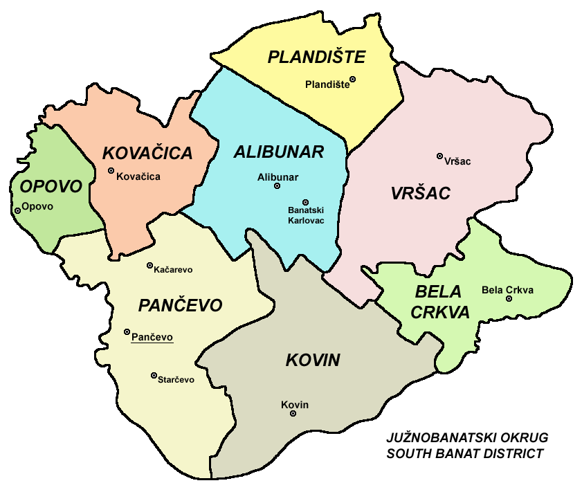 banat srbija mapa File:South banat.png   Wikipedia banat srbija mapa