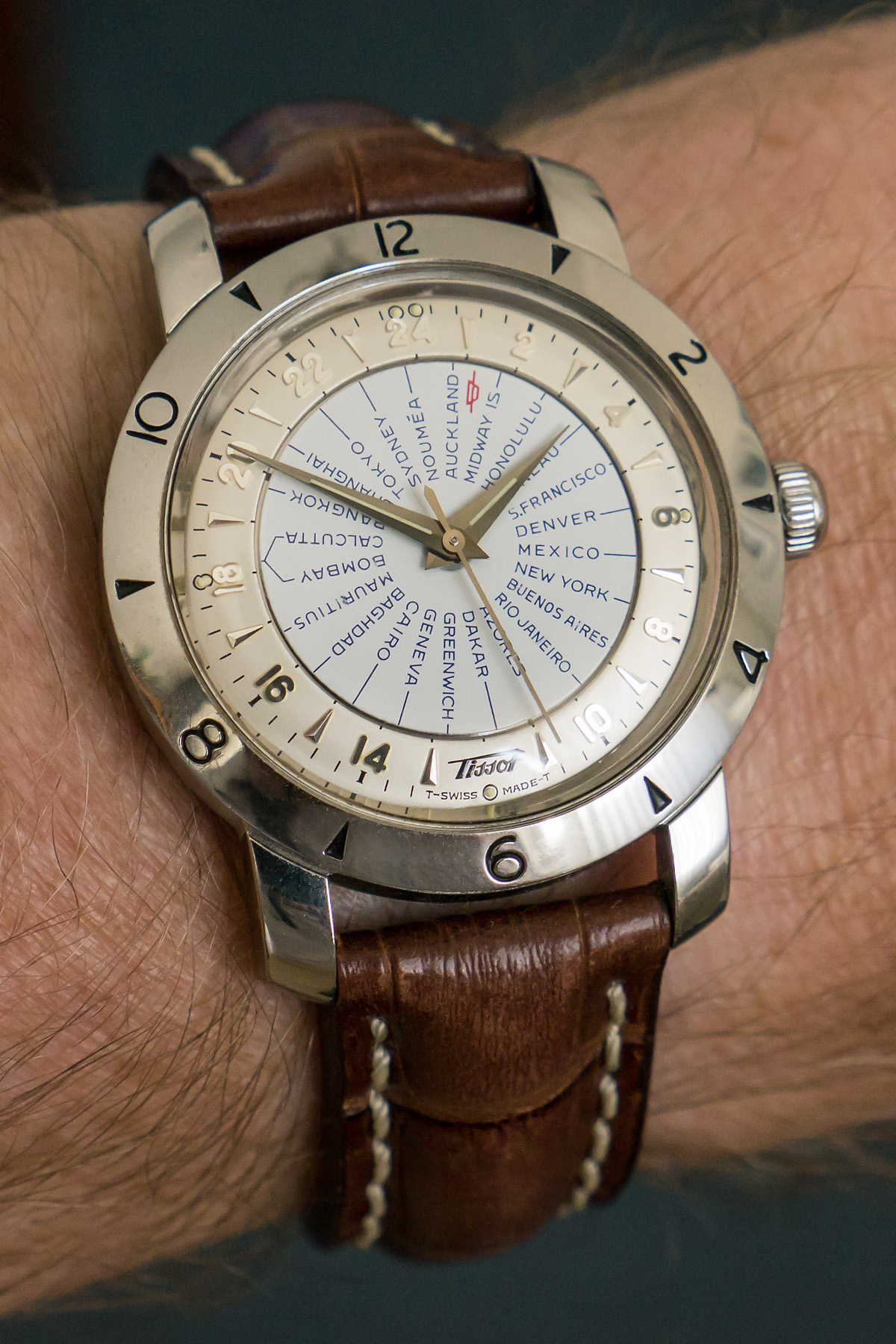 tissot world timer