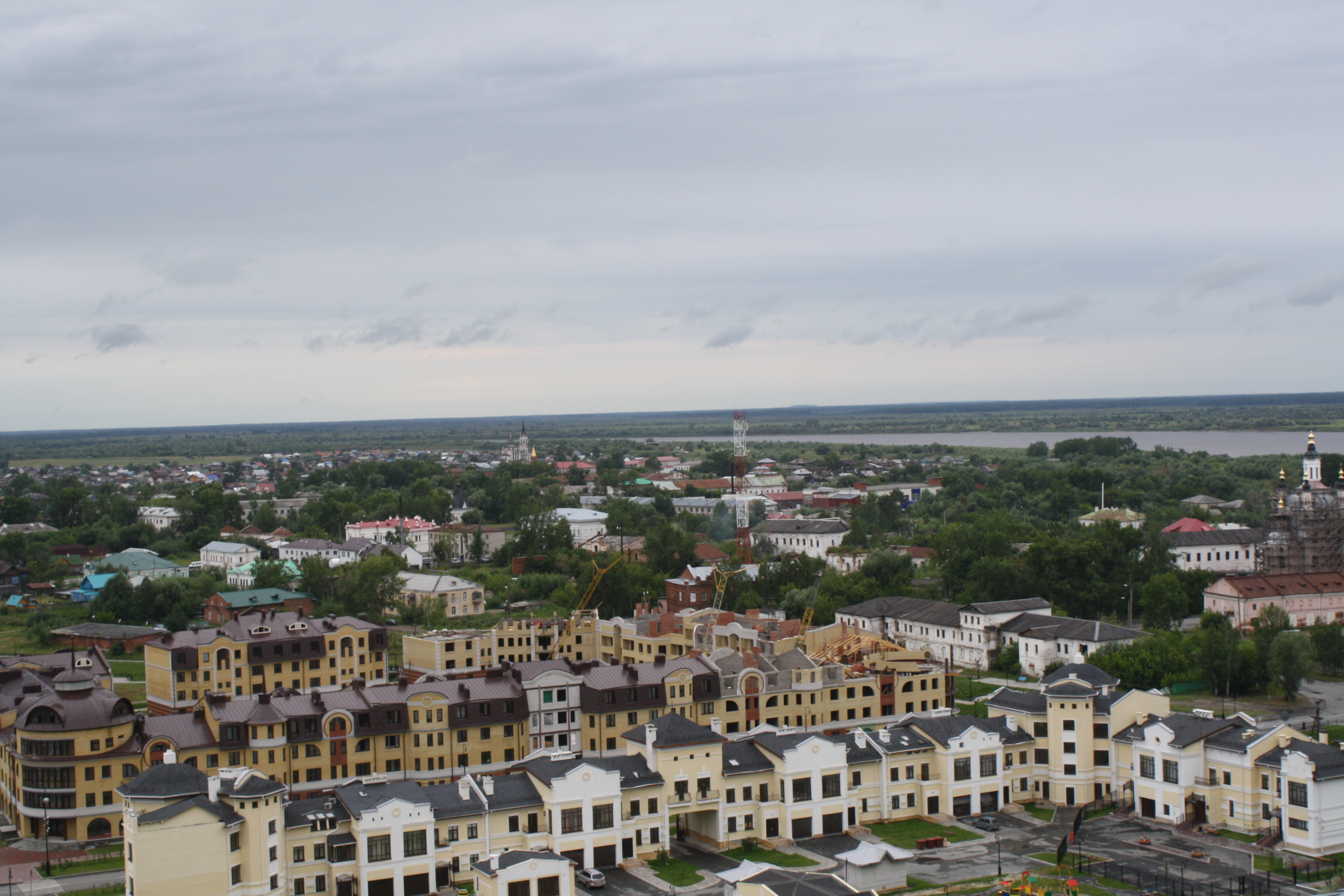 Тобольск панорама города