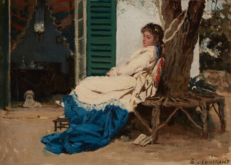 File:Young Woman in a Garden).jpg