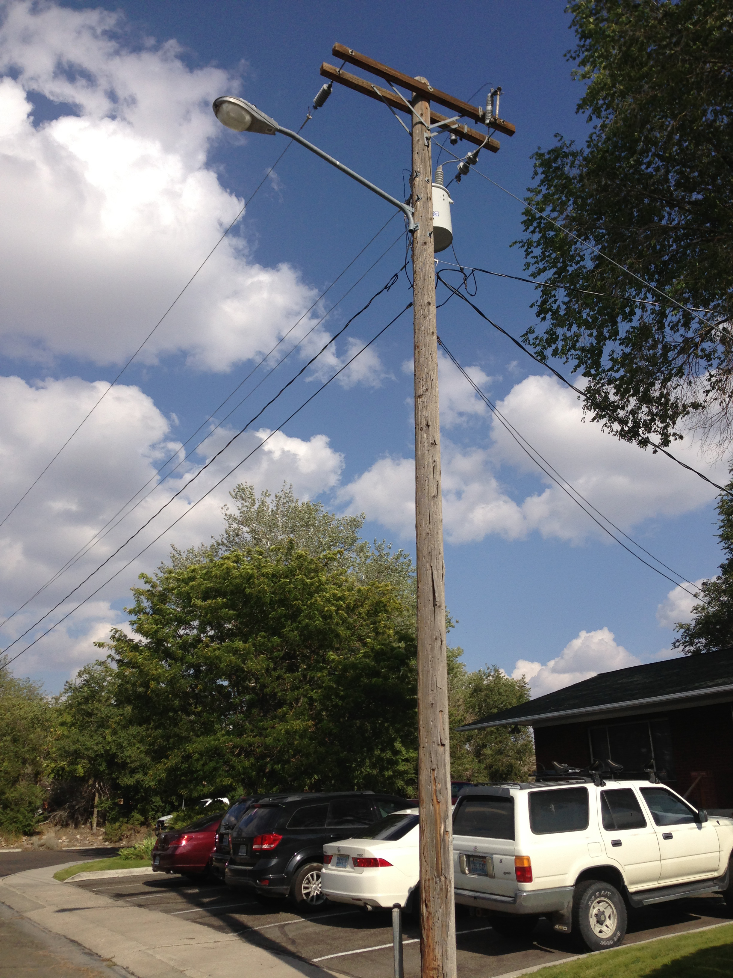 File:2014-09-22 15 16 09 Utility pole and street light on Southside Drive in Elko ...2448 x 3264