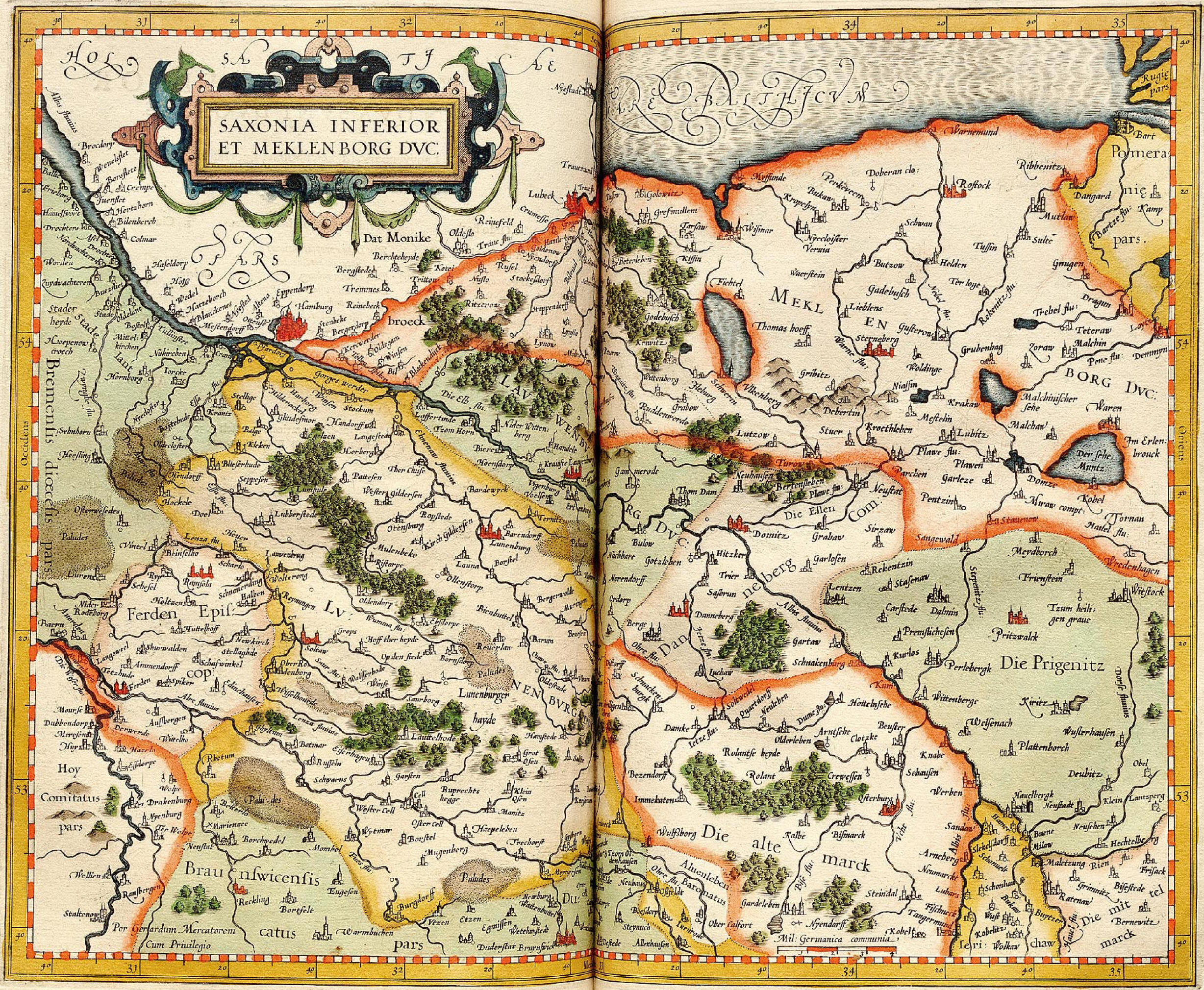 Карта меркатора 1569