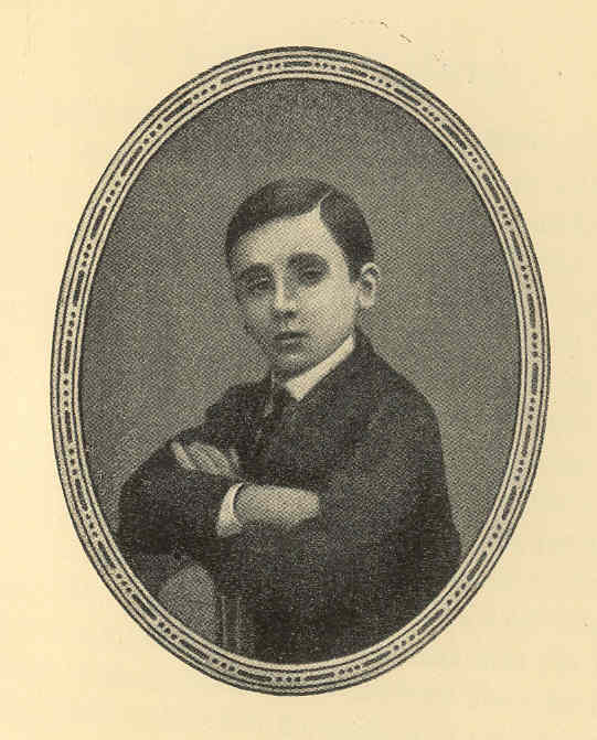 Giacomo della Chiesa a la edad de 12 años. 1866.