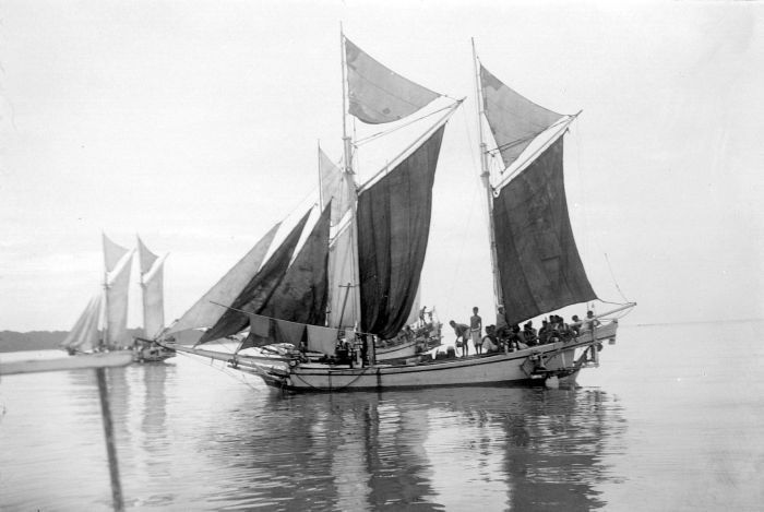 File:COLLECTIE TROPENMUSEUM Het Mandarse zeilschip de Pelari bij Zuid-Celebes TMnr 10010700.jpg