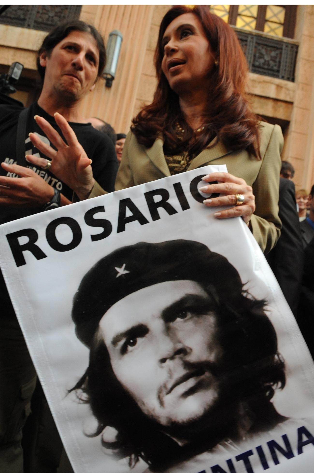 A beret, uniform and pistol used by Ernesto Che Guevara is seen