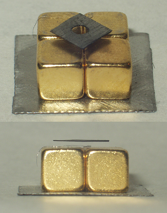 Is gold and silver magnetic materials?