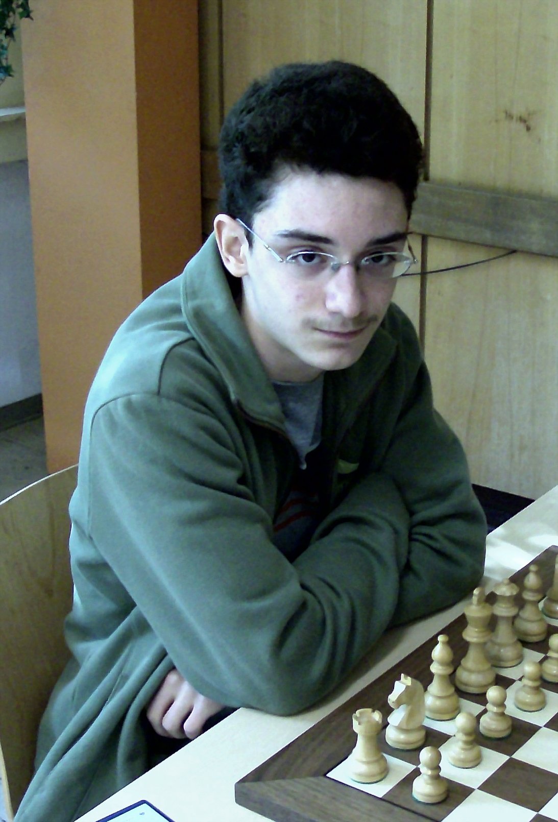 Fabiano Caruana out in front