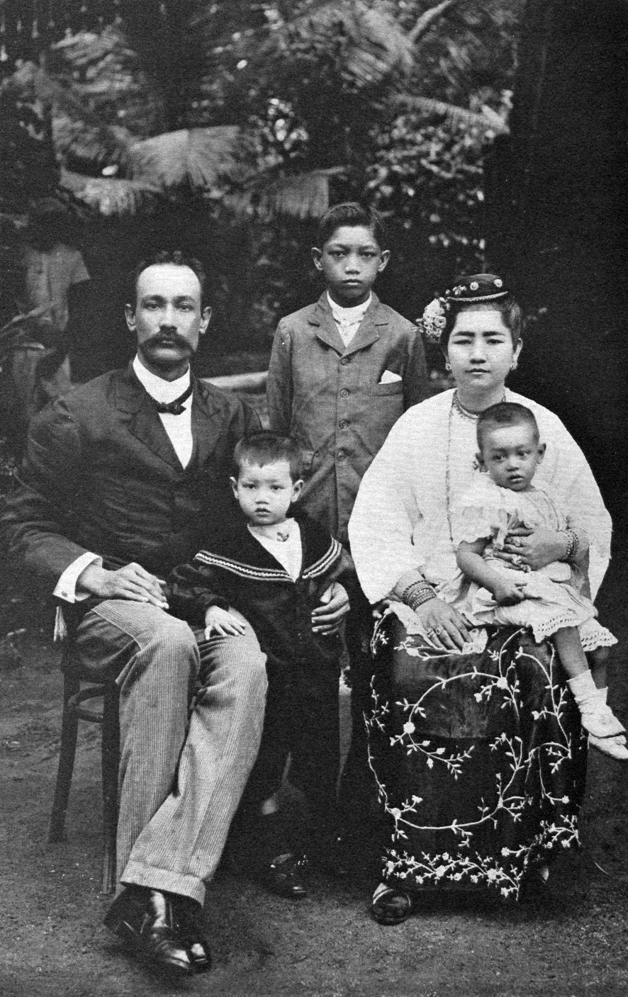 The Anglo-Burmese people, also known as the Anglo-Burmans, are a community of Eurasians of Burmese and European descent, who emerged as a distinct community through mixed relationships (sometimes permanent, sometimes temporary) between the British and other Europeans and Burmese people from 1826 until 1948 when Myanmar gained its independence from the British Empire. Those who could not adjust to the new way of life after independence and the ushering in of military dictatorship are dispersed throughout the world. How many stayed in Myanmar is not accurately known.
The term "Anglo-Burmese" is also used to refer to Eurasians of European and other Burmese ethnic minority groups (e.g. Shan, Karen, Mon, Sino-Burmese) descent. It also, after 1937, included Anglo-Indian residents in Burma. Collectively, in the Burmese language, Eurasians are specifically known as bo kabya; the term kabya refers to persons of mixed ancestry or dual ethnicity.
