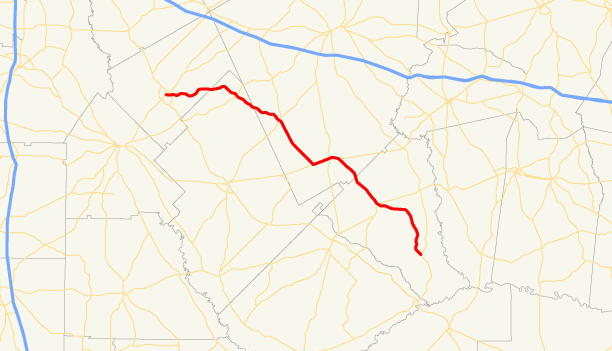 File:Georgia state route 126 map.png