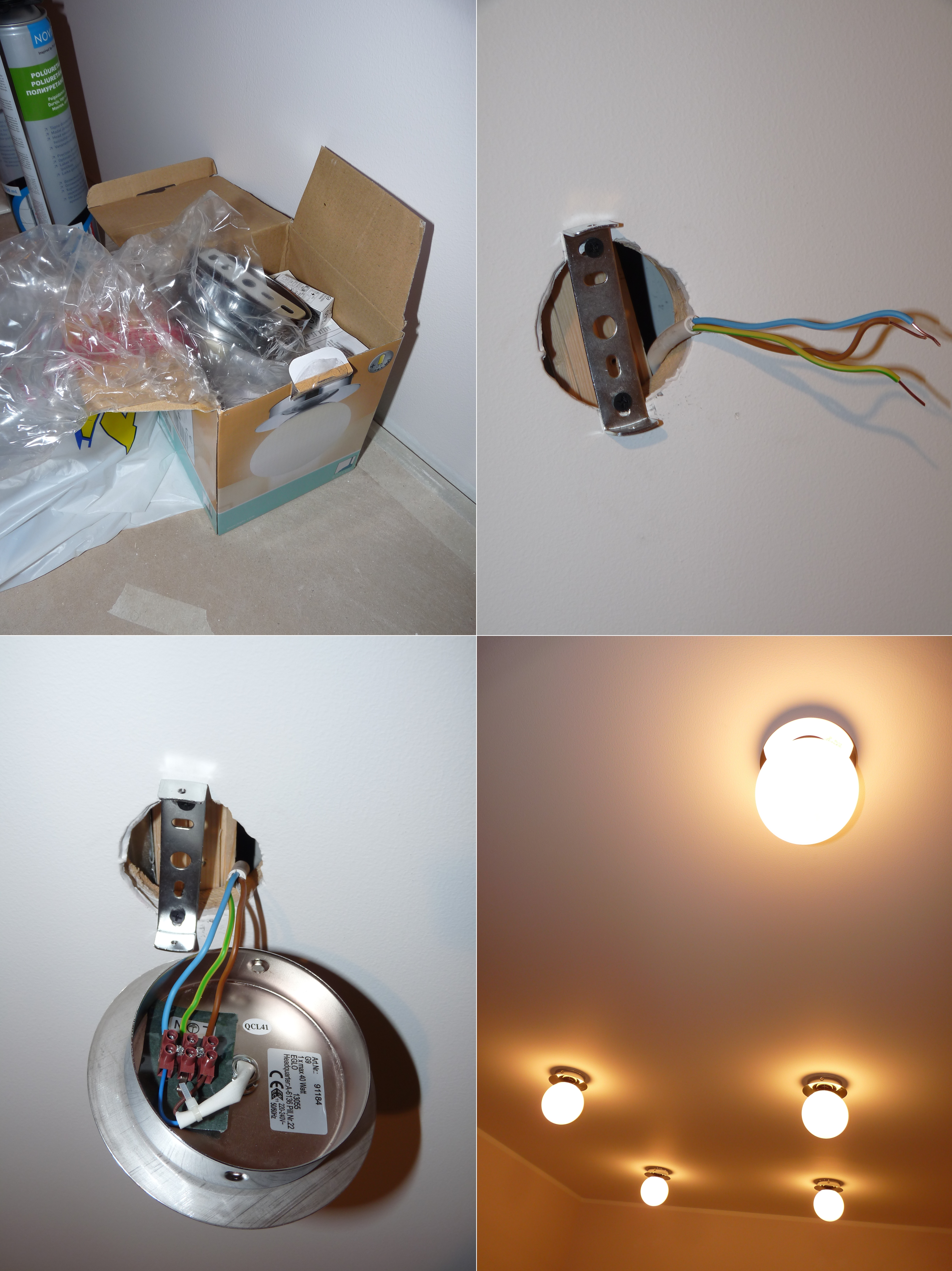 File How To Wire Ceiling Light Fixture Jpg Wikimedia Commons