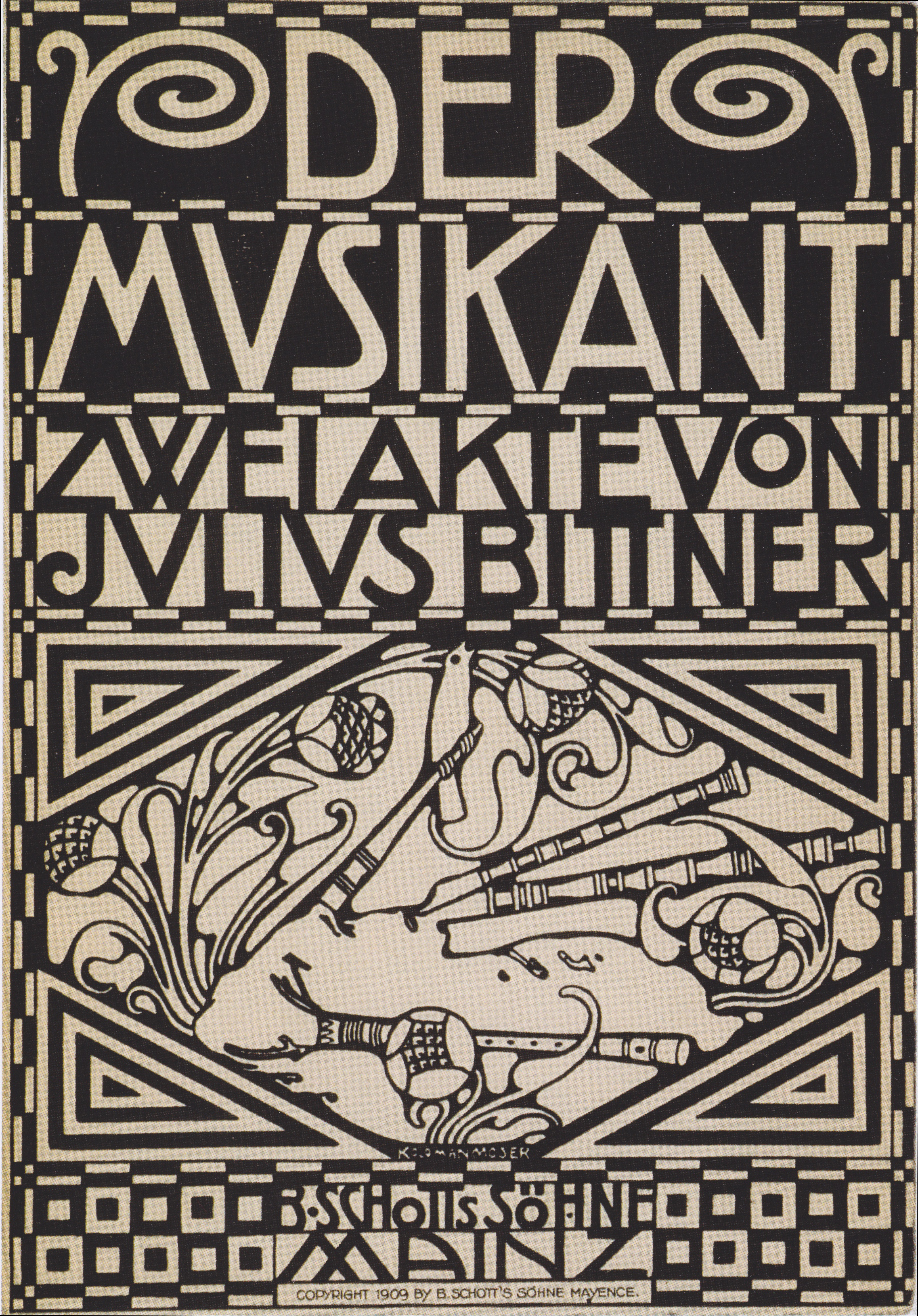 File:Kolo Moser - Der Musikant - 1909.jpeg - Wikimedia Commons