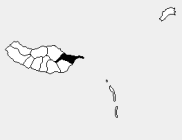 Machico belediyesini gösteren Portekiz haritası