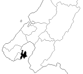 Miramar electorate boundaries between 1993 and 1996. Miramar electorate, 1993.png