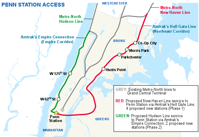 Metro North Map Pdf Penn Station Access - Wikipedia