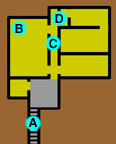 Underground layout of Princess Royal's Battery Princess Royal's Battery underground layout.png