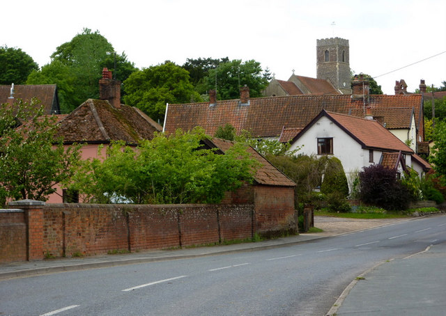 Tuddenham St Martin from the bridge - geograph.org.uk - 1305969