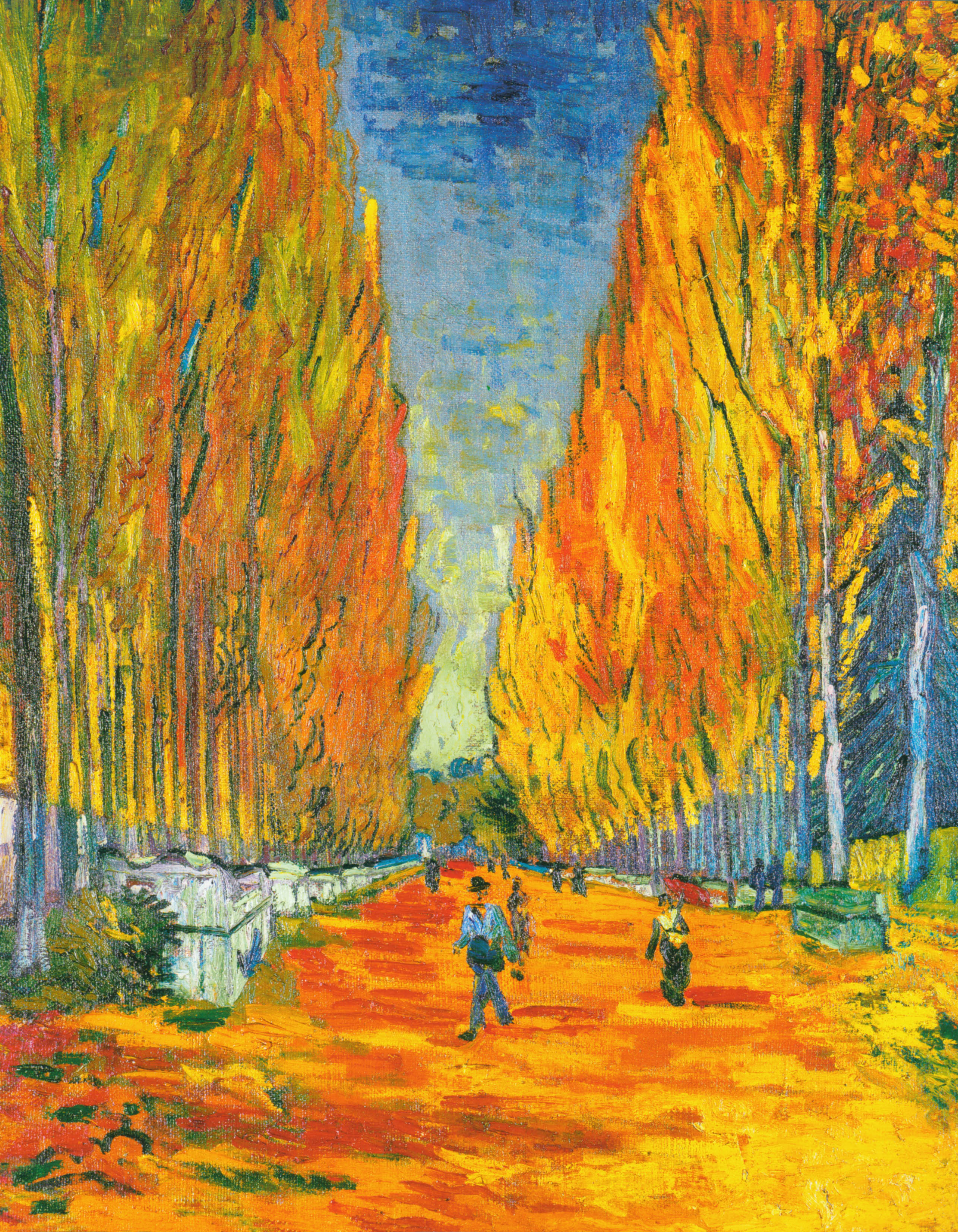 vincent van gogh les alyscamps