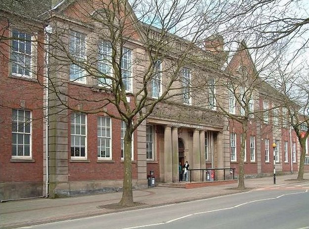 former technical college, Stoke, now part of [[Staffordshire University