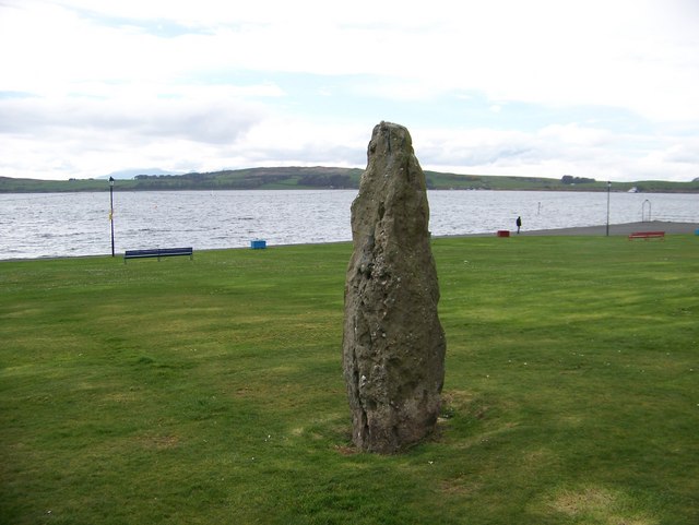 File:A standing stone on Largs Promenade - geograph.org.uk - 1291531.jpg