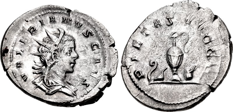 File:Antoninianus of Valerian II.jpg