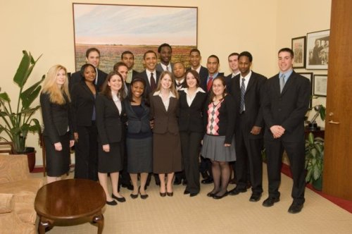 File:Barack Obama with Senate interns.jpg