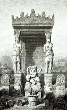 Frontispiece of L’Expédition scientifique de Morée edited by Blouet