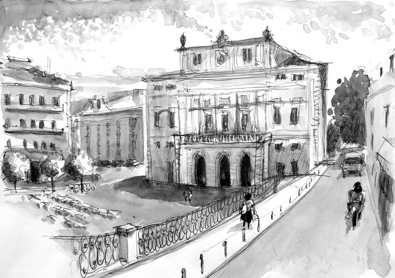 File:Croquis- théâtre S.Carlos, Lisboa - Portugal (7055986091).jpg