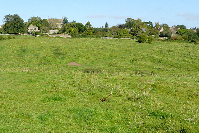 Footpath approaching Idbury - geograph.org.uk - 3206637