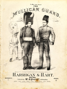 Poster advertising The Mulligan Guard HarriganMullig.jpg