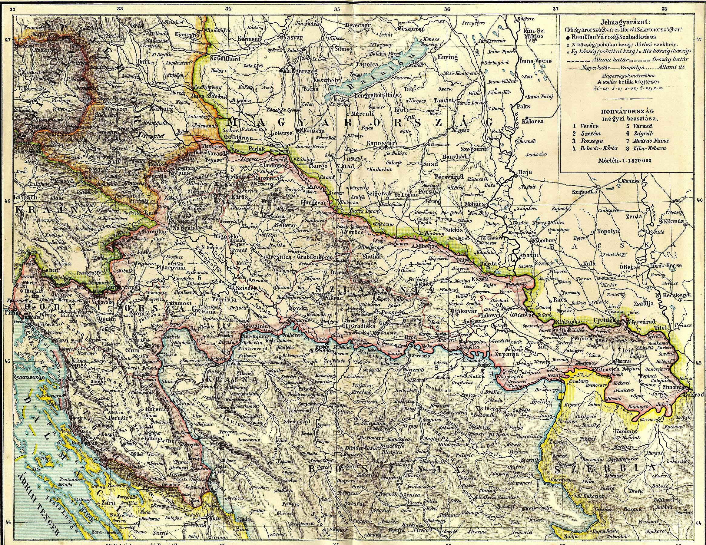 zemljopisna karta slavonije Datoteka:Kraljevina Hrvatska i Slavonija. – Wikipedija zemljopisna karta slavonije