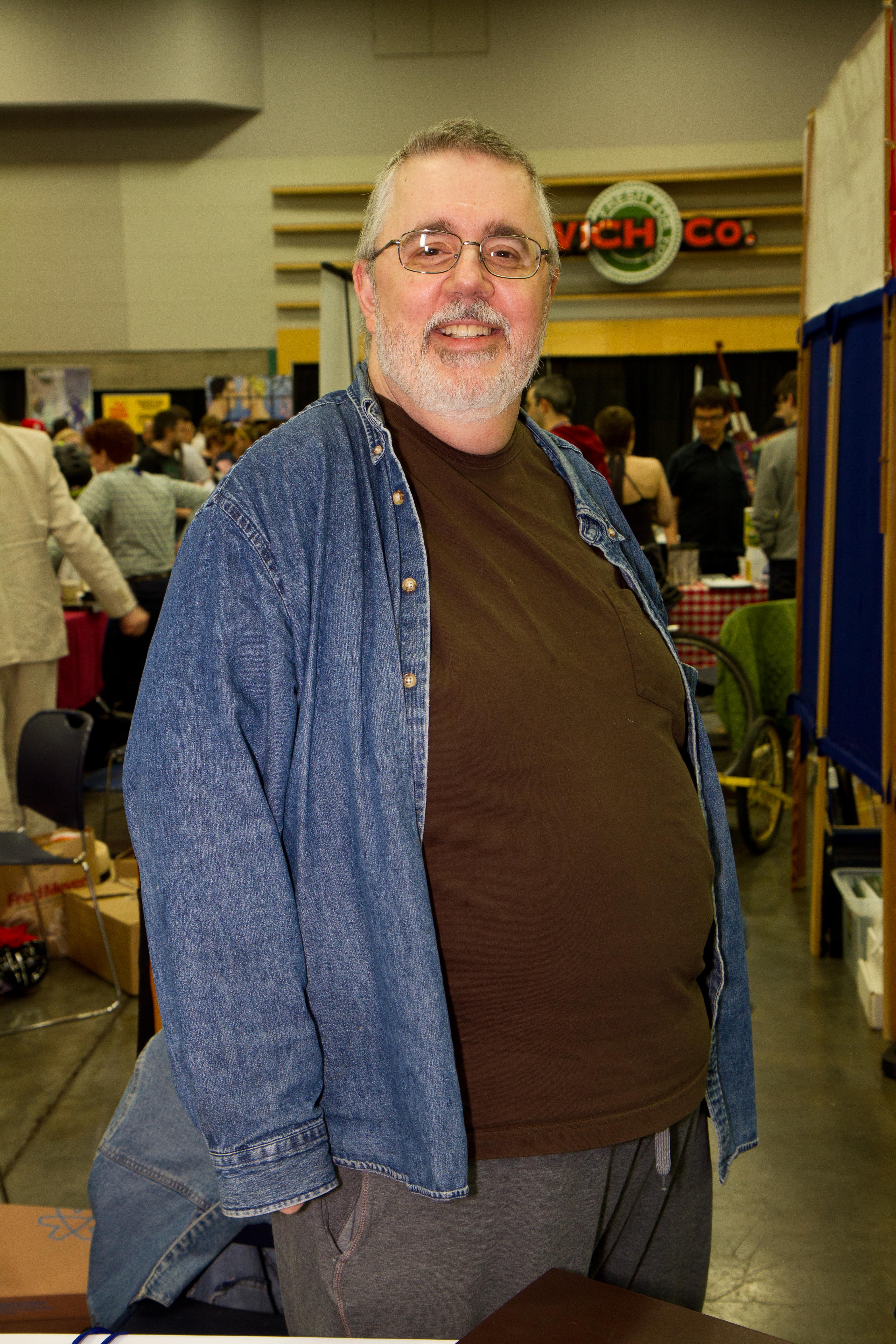 Busiek at the [[Stumptown Comics Fest]] 2012