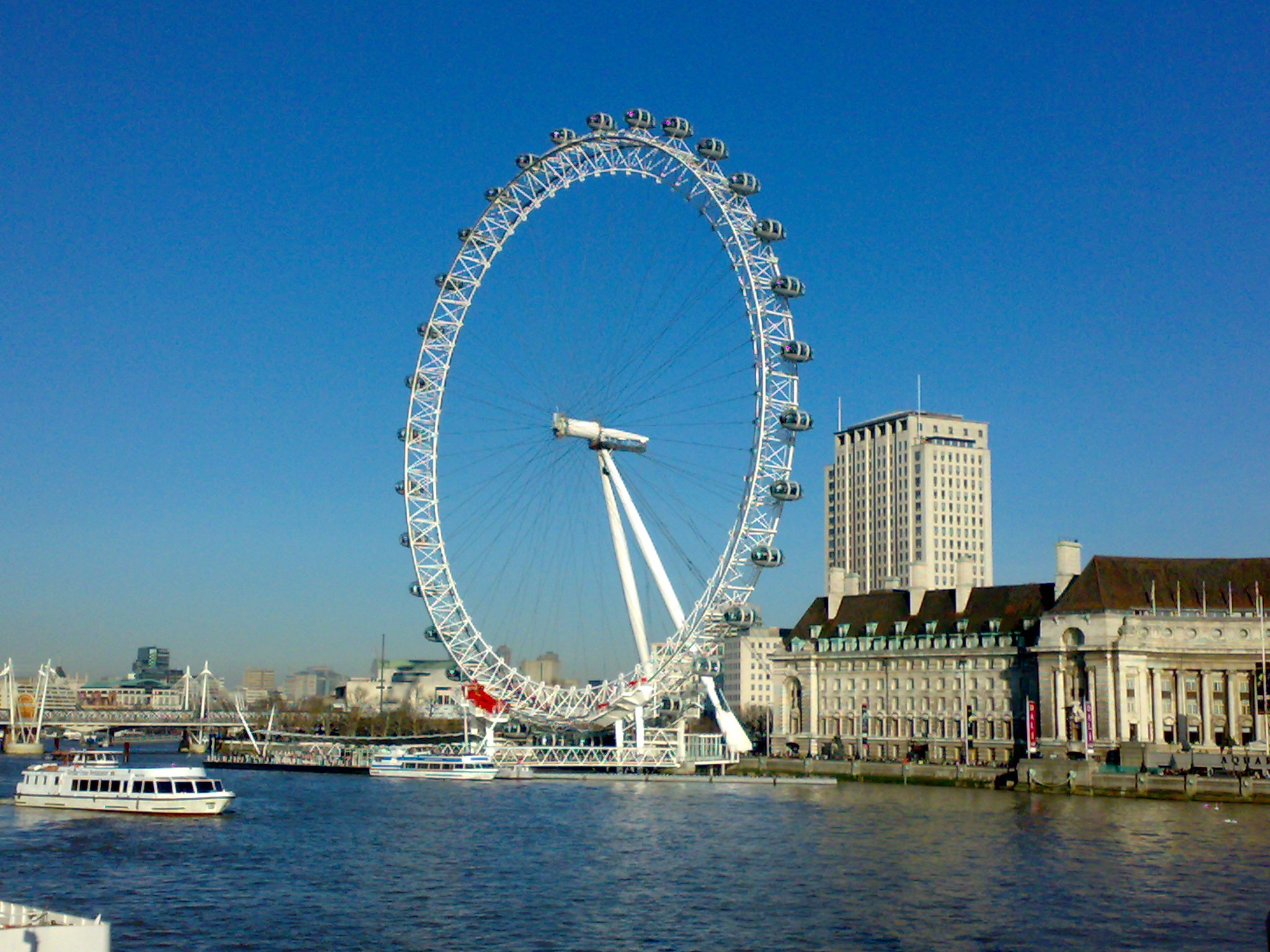 File London Eye From Westminster Bridge Jpg Wikimedia Commons