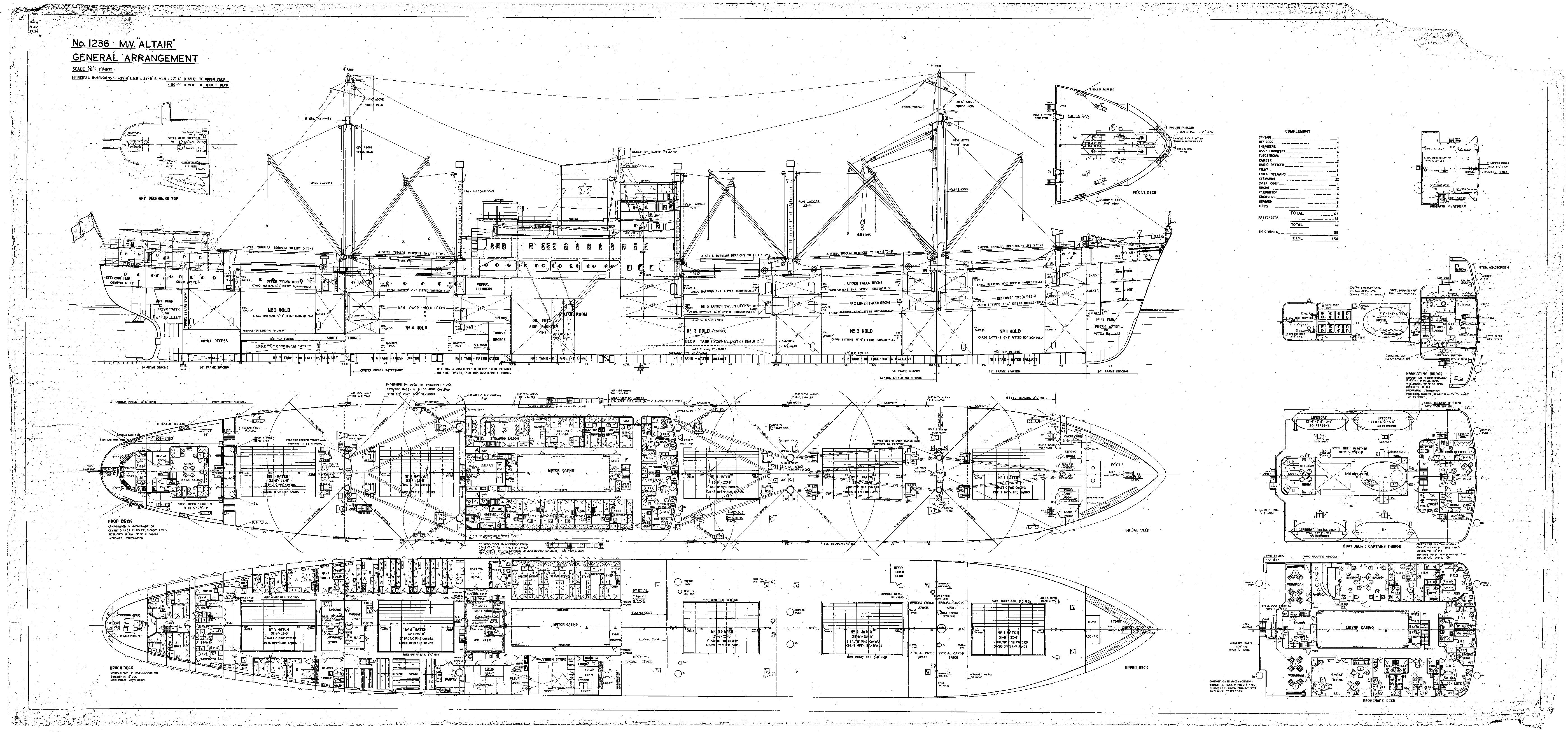 File:MV Altair - General Arrangement Plan (6124203966).jpg ...