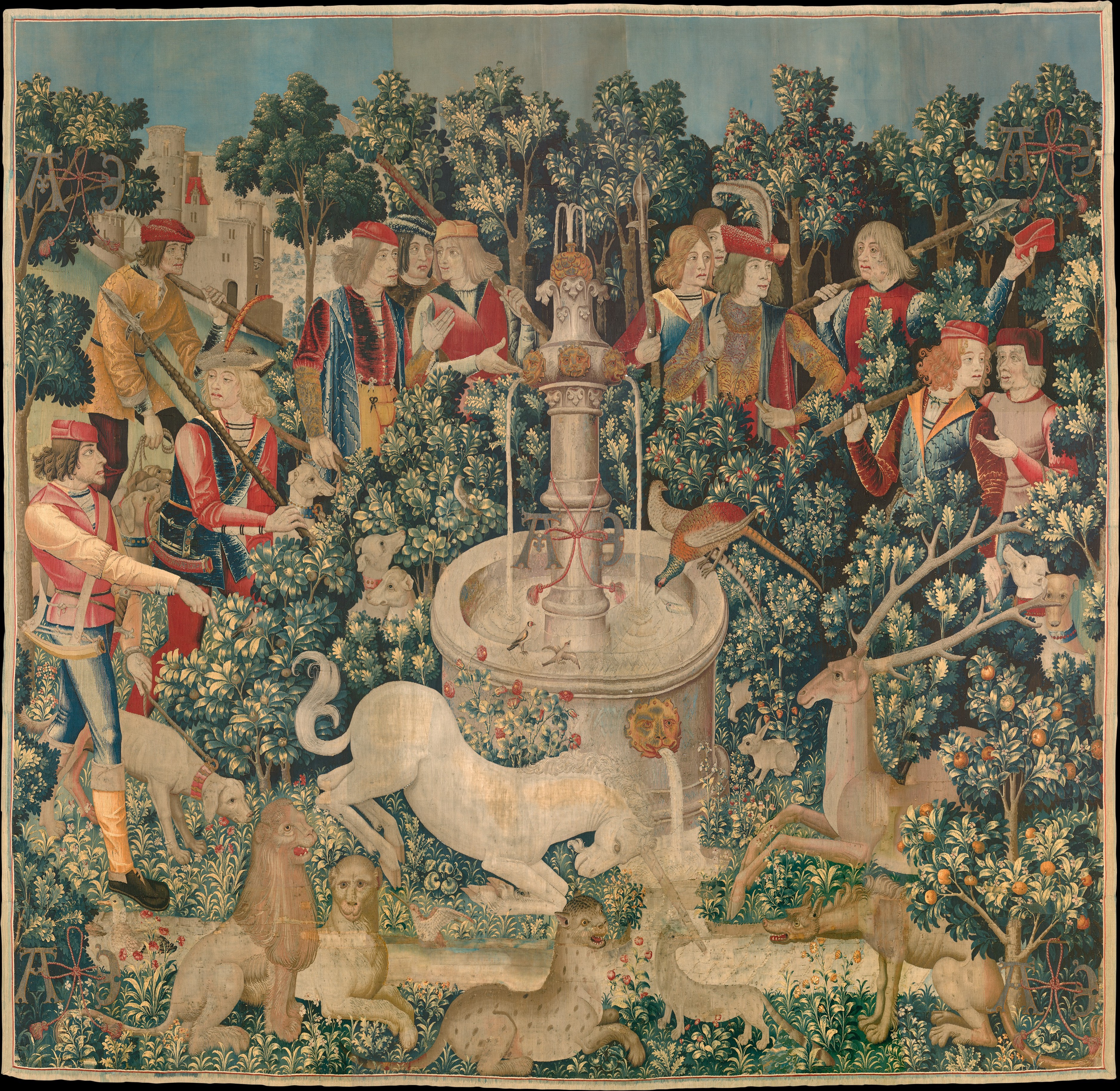 An image from the Unicorn Tapestries.