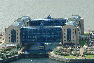HMCE Office, Queen's Dock, Liverpool; opened 1993, closed 2012.