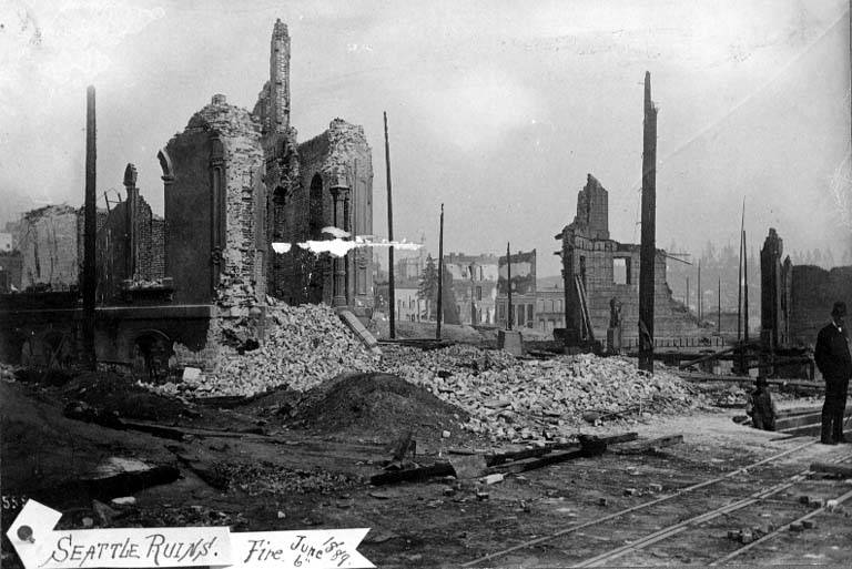 File:Aftermath of the Seattle fire of June 6, showing the ruins of buildings, 1889 (SEATTLE 73).jpg