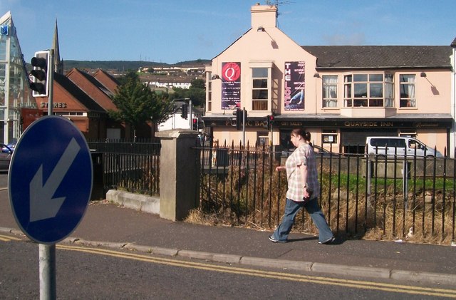 File:Approaching Ballybot Bridge from The Mall - geograph.org.uk - 1564906.jpg