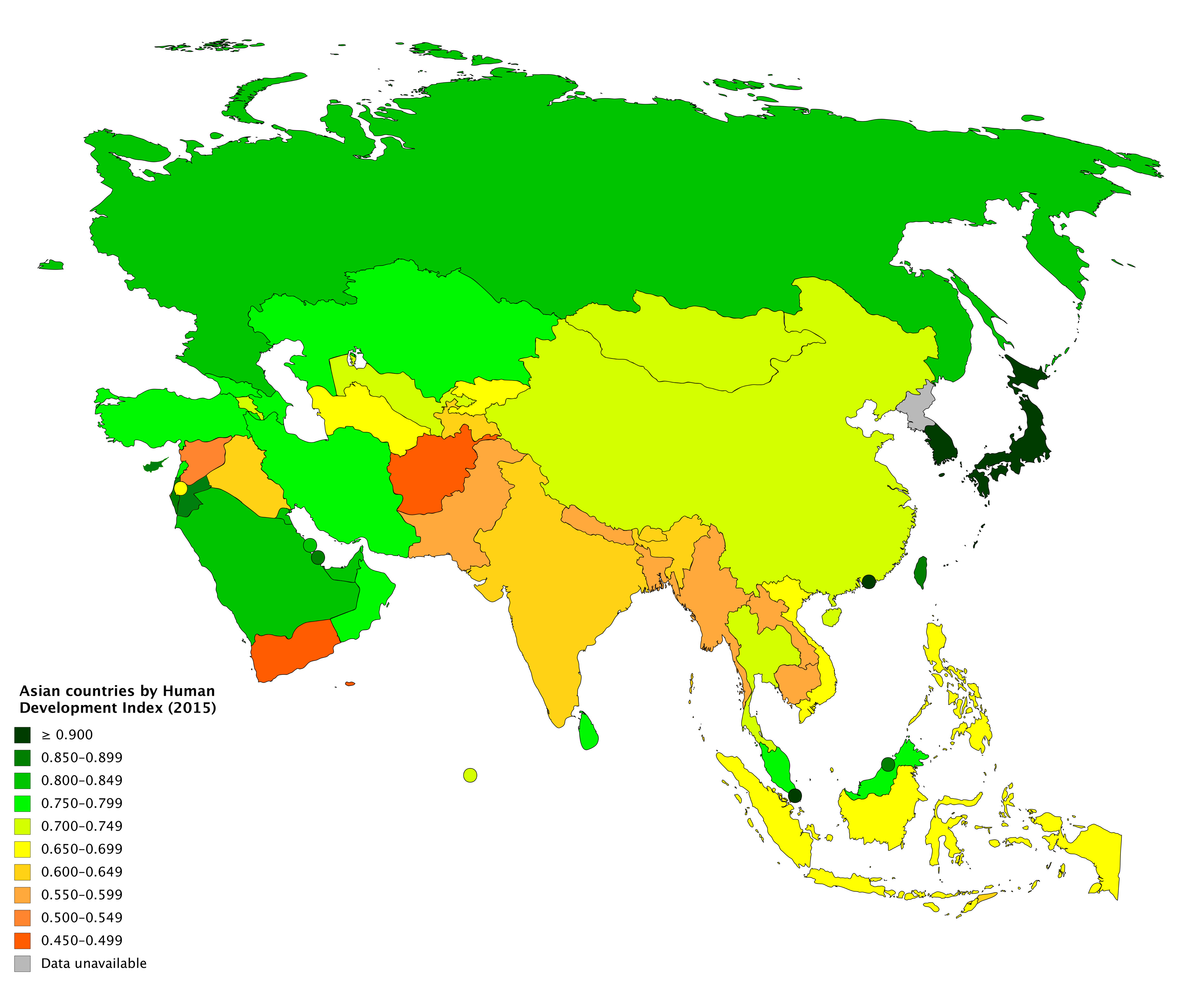 human development index 2022 chart