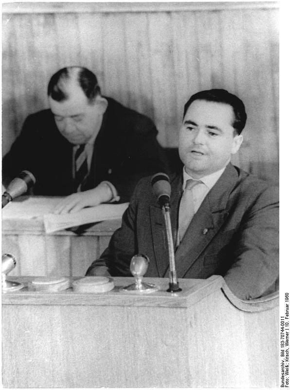 Agsten in der Volkskammer 1960