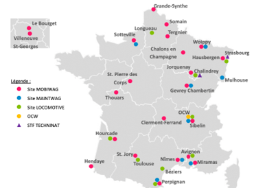 Sites du Technicentre National.