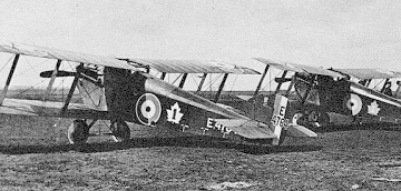 The Canadian Air Force of 1918 at RAF Upper Heyford, with Sopwith Dolphins as part of the No. 1 Fighter Squadron