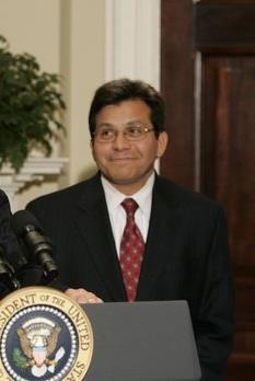 File:George W Bush and Alberto Gonzales.cropped.jpg