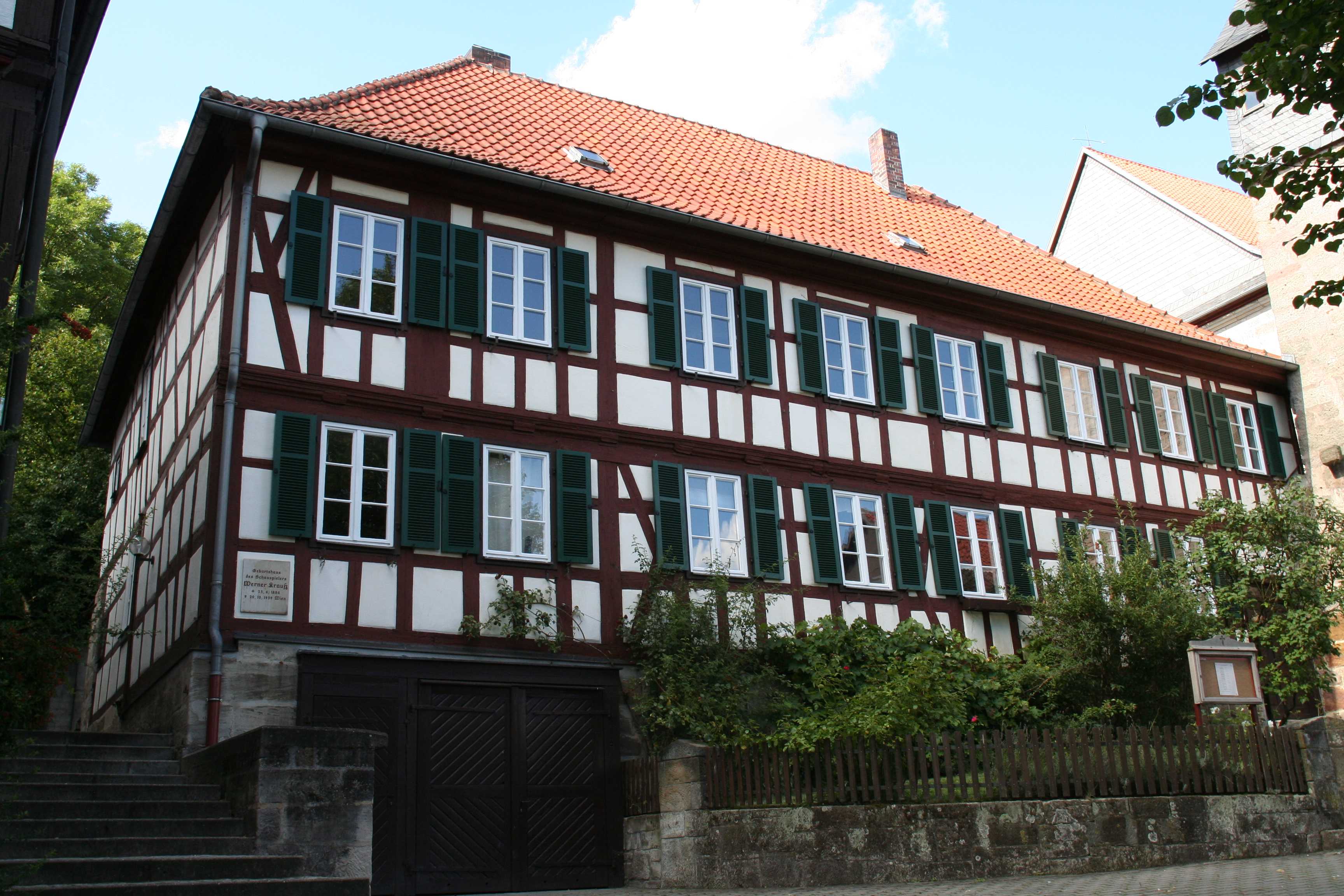 Casa de nacimiento de Krauß en Gestungshausen bei Coburg.