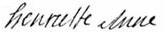 Henriette Anne de France signature, 1749.jpg