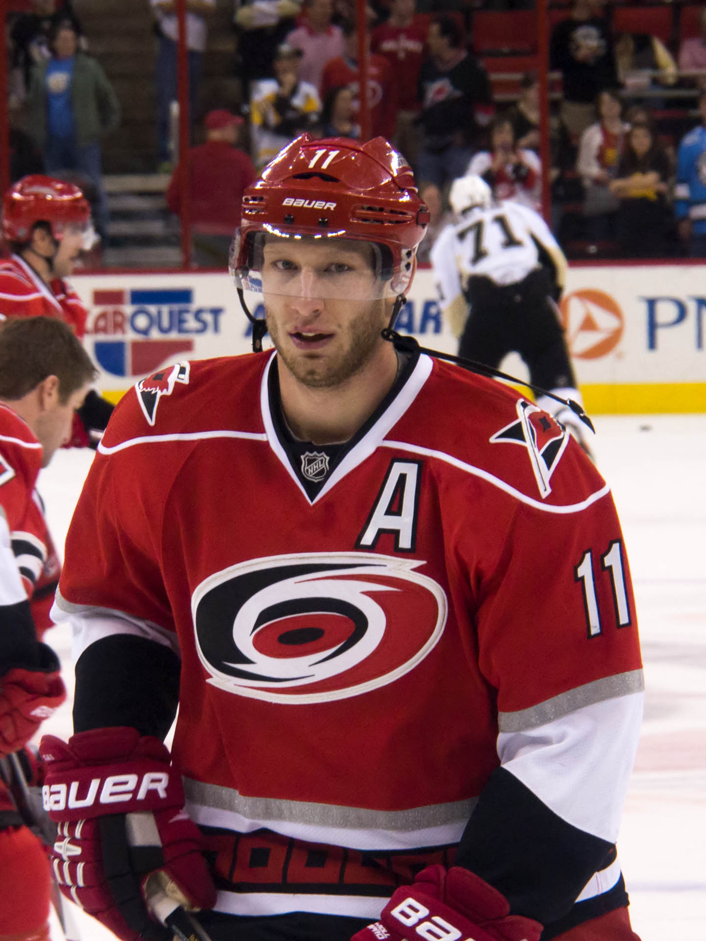 Carolina Hurricanes Replica Hockey Stick signed by Justin Faulk